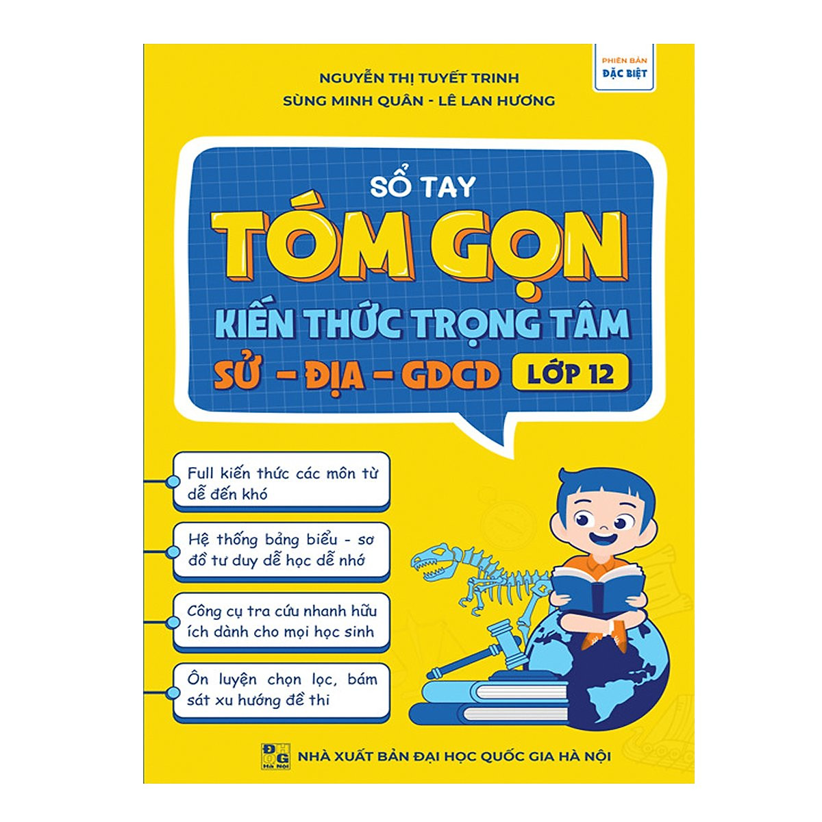 Sổ Tay Tóm Gọn Kiến Thức Trọng Tâm Sử, Địa, GDCD Lớp 12