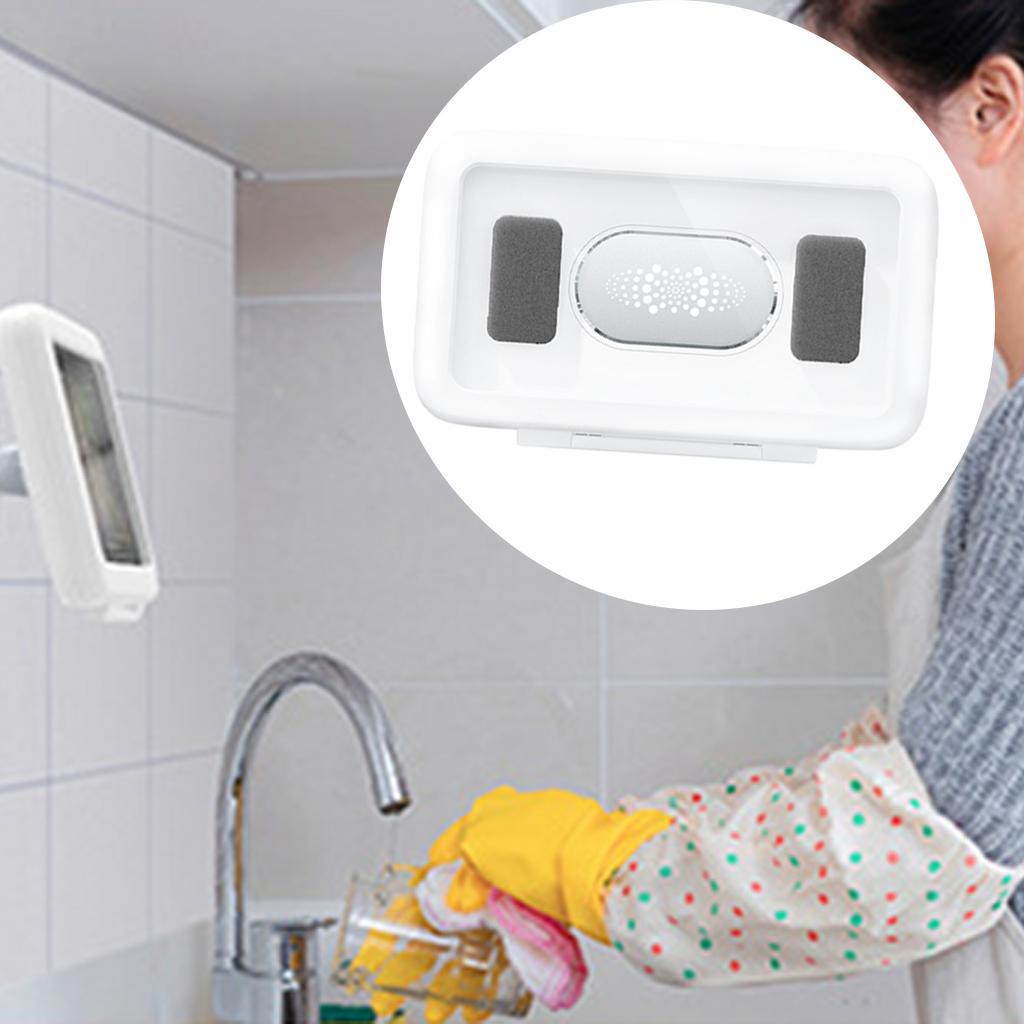 2Pcs Waterproof Wall Mount  Bathroom Phone Storage Case