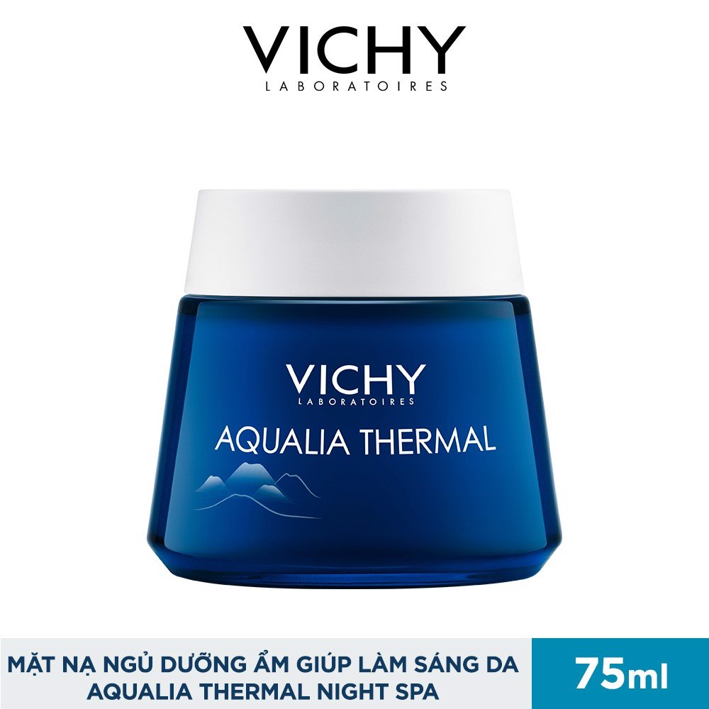 Mặt Nạ Ngủ Dưỡng Ẩm Giúp Làm Sáng Da Vichy Aqualia Thermal Night Spa 75ml