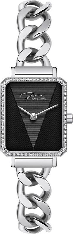 Đồng hồ đeo tay Nữ  hiệu JONAS &amp; VERUS J33.12.WBSWD, Máy Pin (Quartz), Kính sapphire chống trầy xước, Dây Thép không gỉ 316L