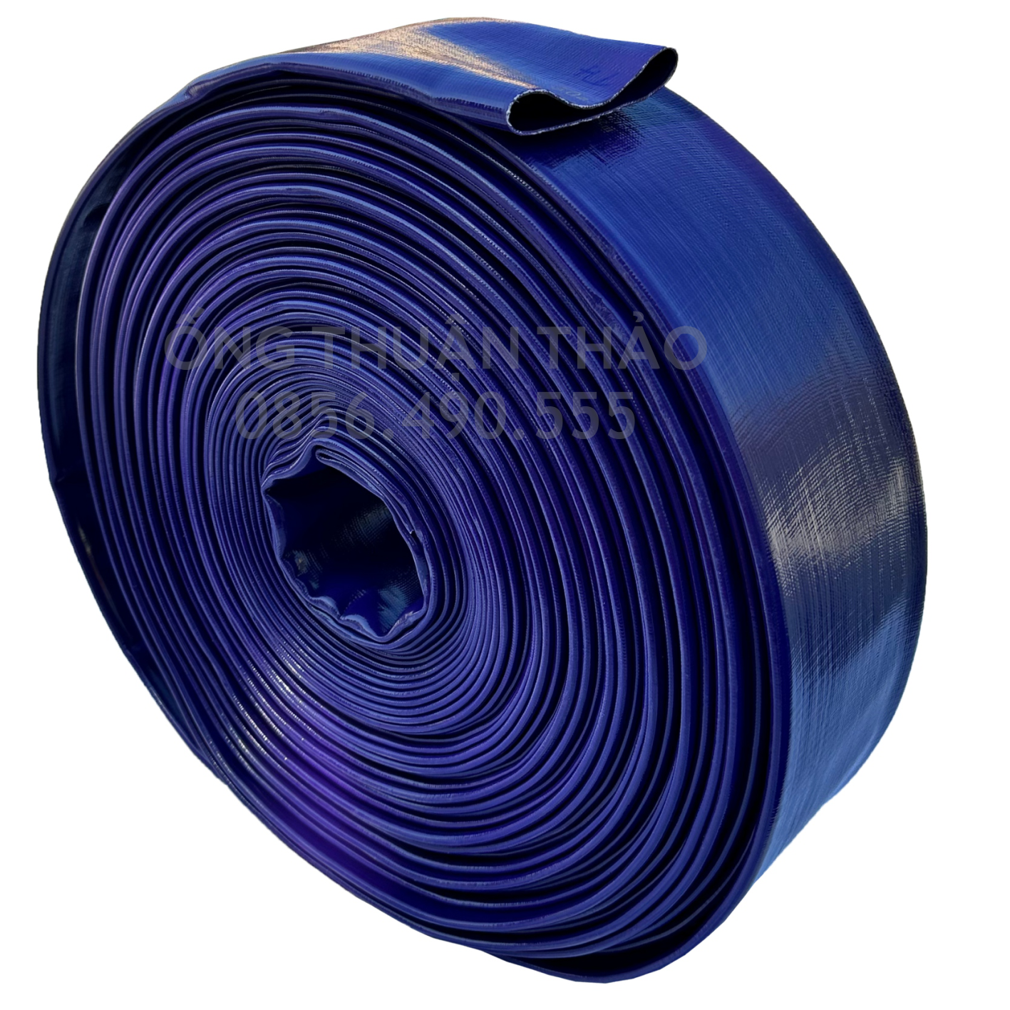Ống bạt cốt dù tím phi 100MM cuộn 20M - Ống nhựa PVC tải cát sỏi THUẬN THẢO