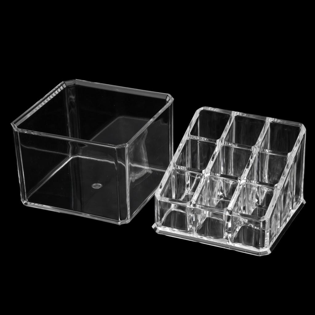 Clear Cotton Ball and Swab Holder Organizer Storage Box- Premium Quality Acrylic Round Container Makeup Pads Swab Holder Case