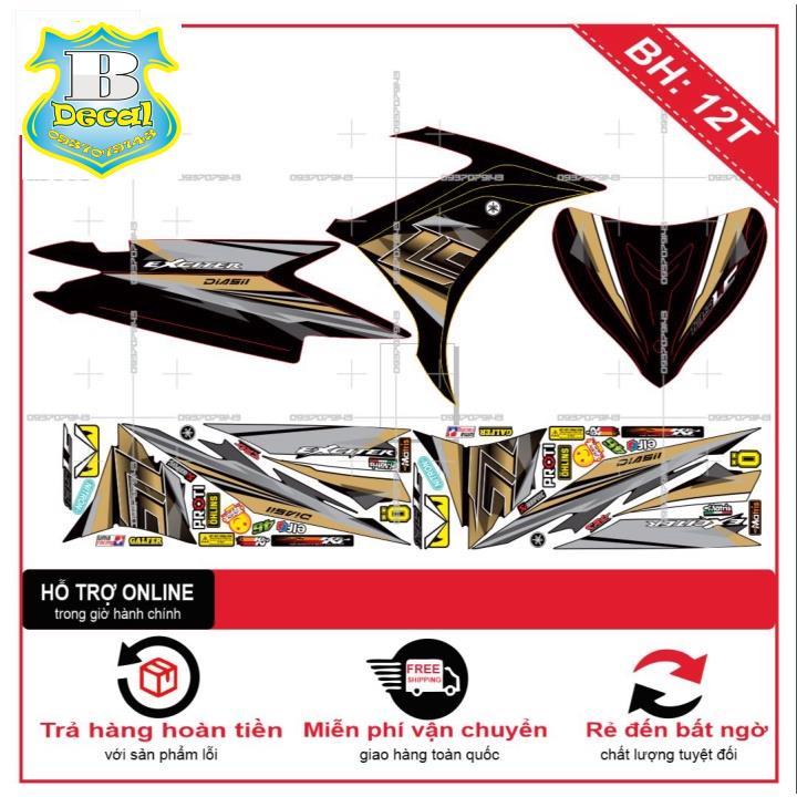 Tem rời dành cho EX 2011 LC VÀNG ĐỒNG