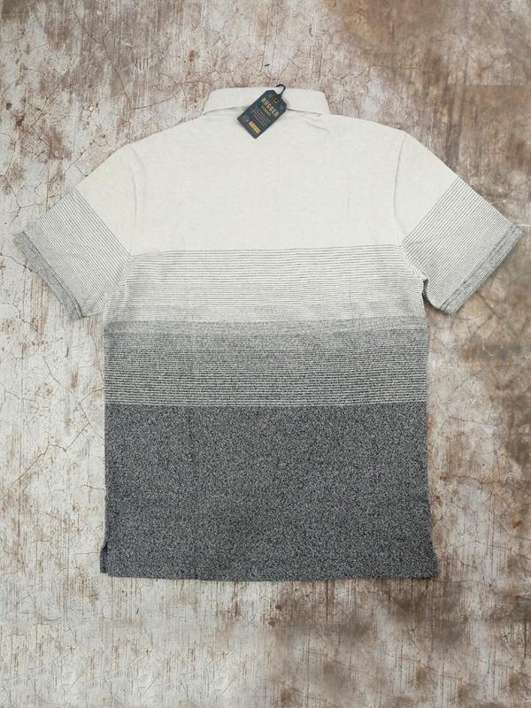 Áo Polo Nam Lanzi Striped Ombre Polo Shirt - SIZE 100/105