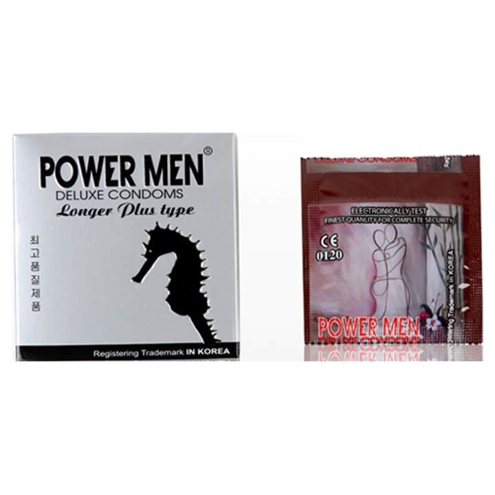 Bao cao su Powermen SuperThin Longer 12 chiếc và Longer Plus 3 Chiếc