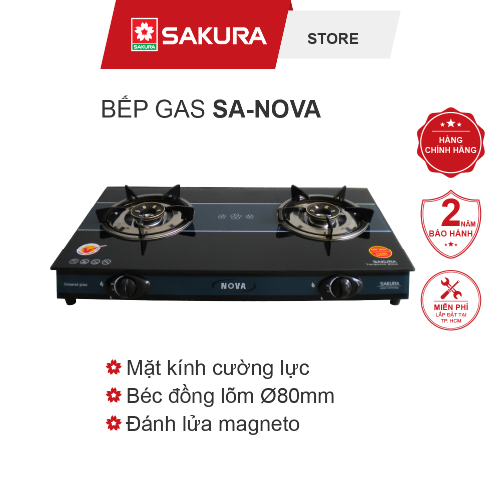 Bếp Gas Dương Sakura SA-NOVA - Hàng chính hãng