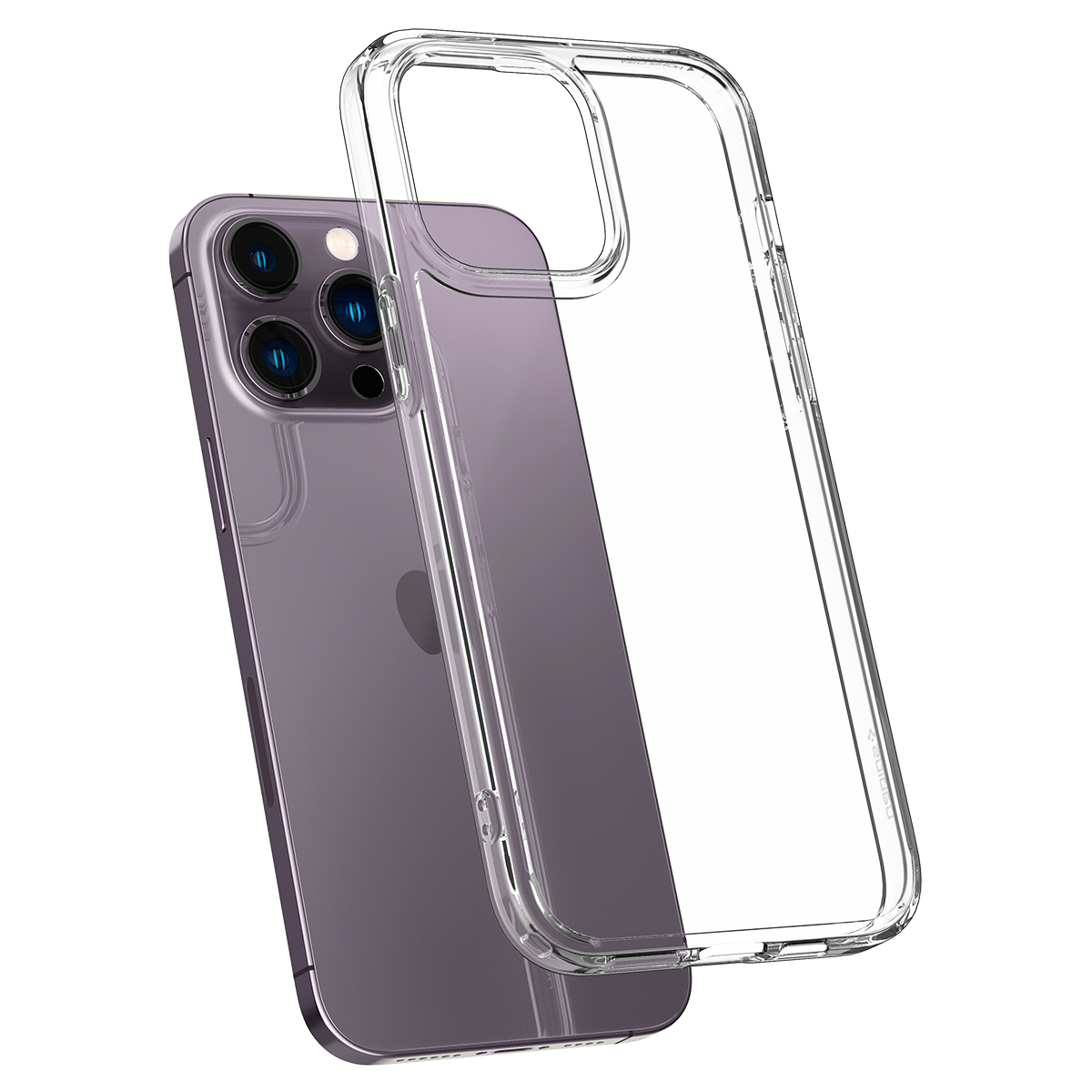 Ốp Lưng dành cho iPhone 14 Pro Max Spigen Ultra Hybrid Crystal Clear Case - Hàng Chính Hãng