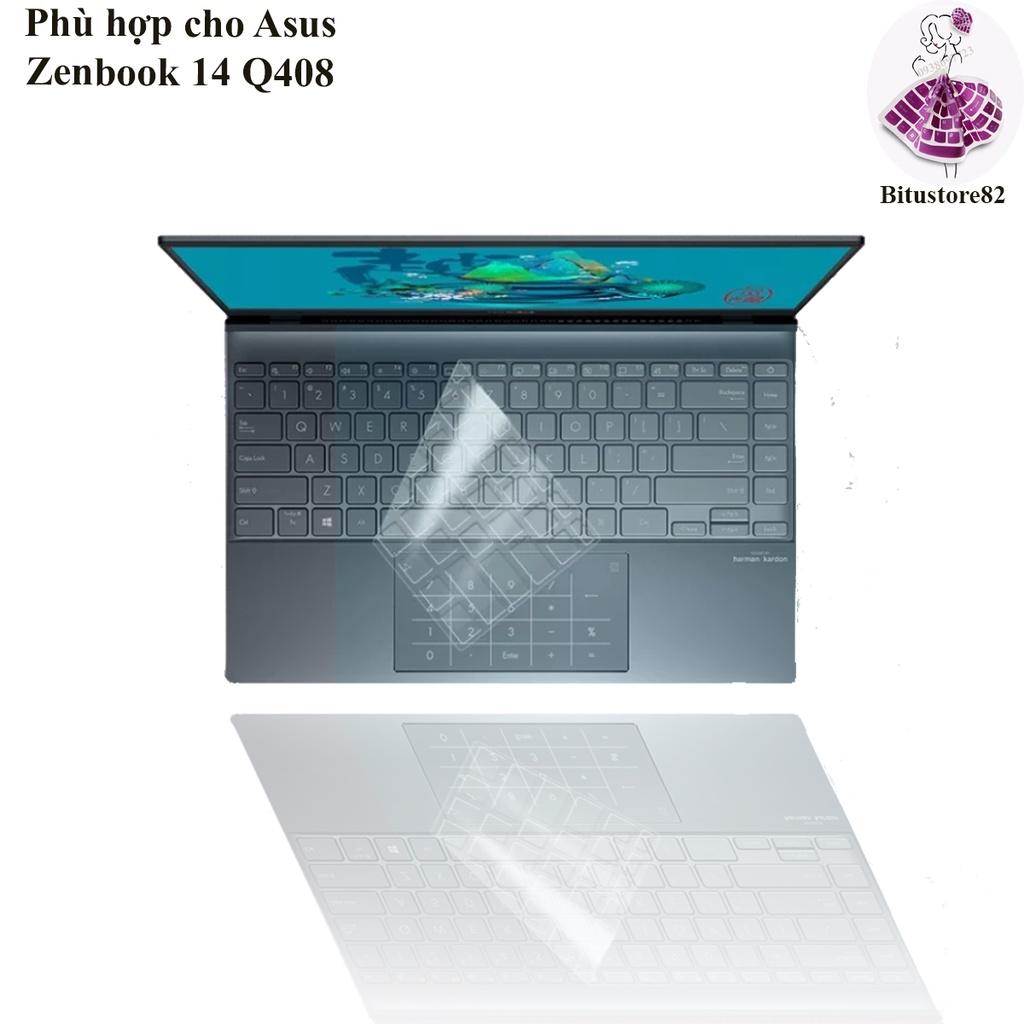 Ốp silicon phủ bàn phím dành cho laptop Asus ZenBook 14 Q408