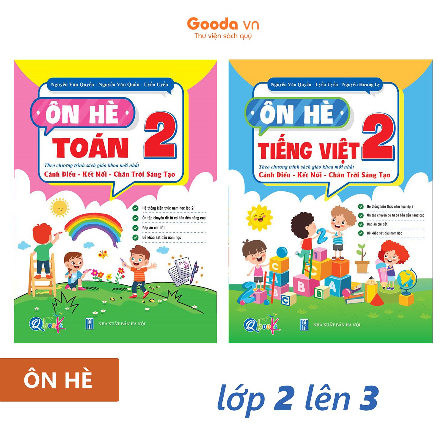 Ôn Hè Toán Và Tiếng Việt 2 - Dành Cho Học Sinh Lớp 2 Lên Lớp 3 (Tự Chọn Sách