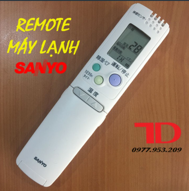 Remote dành cho Máy Lạnh SANYO Nội Địa NHẬT