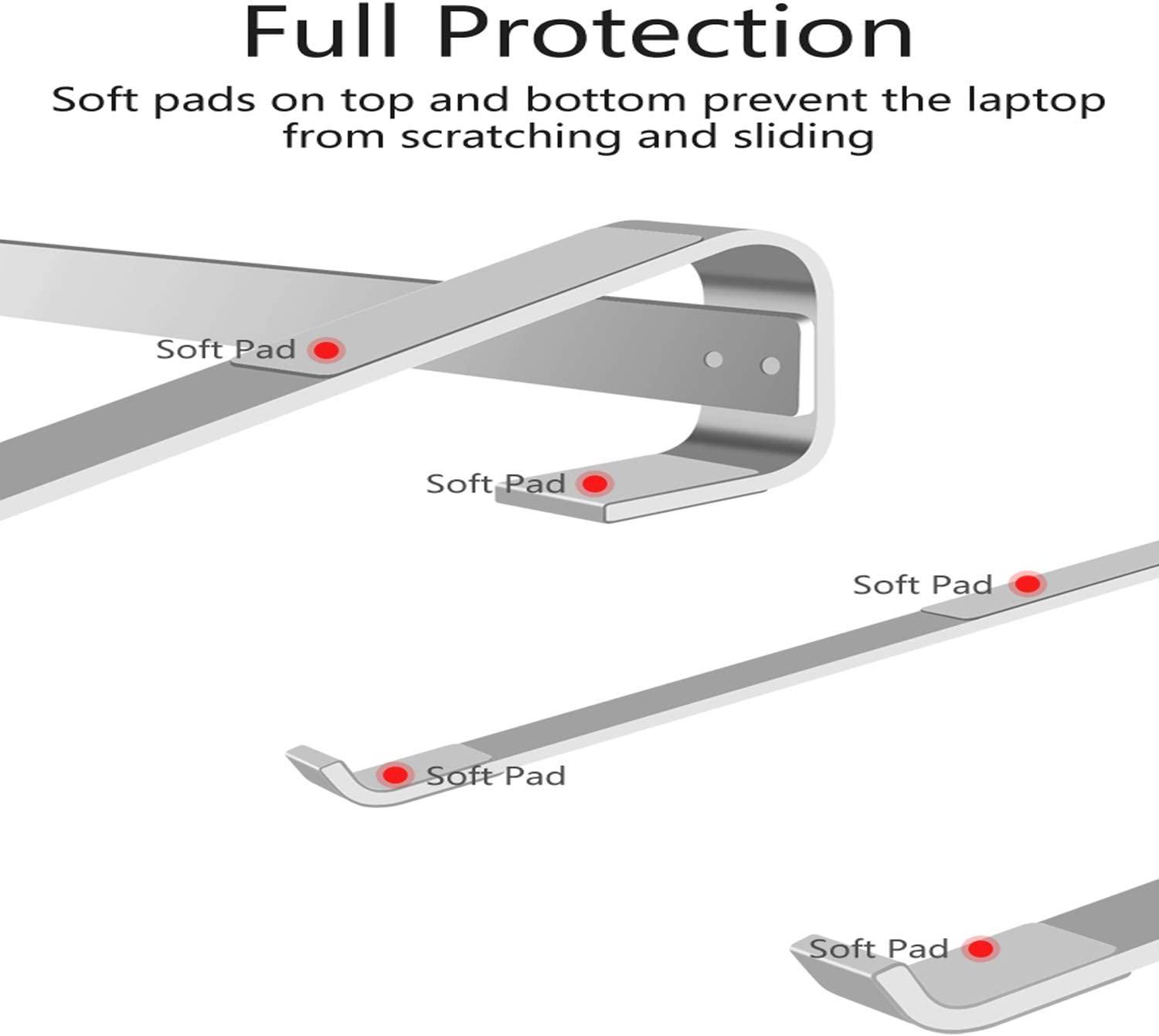 Máy tính bảng máy tính xách tay, máy tính xách tay bằng nhôm nhẹ phổ quát, giá đỡ máy tính xách tay có giá đỡ máy tính xách tay dễ dàng