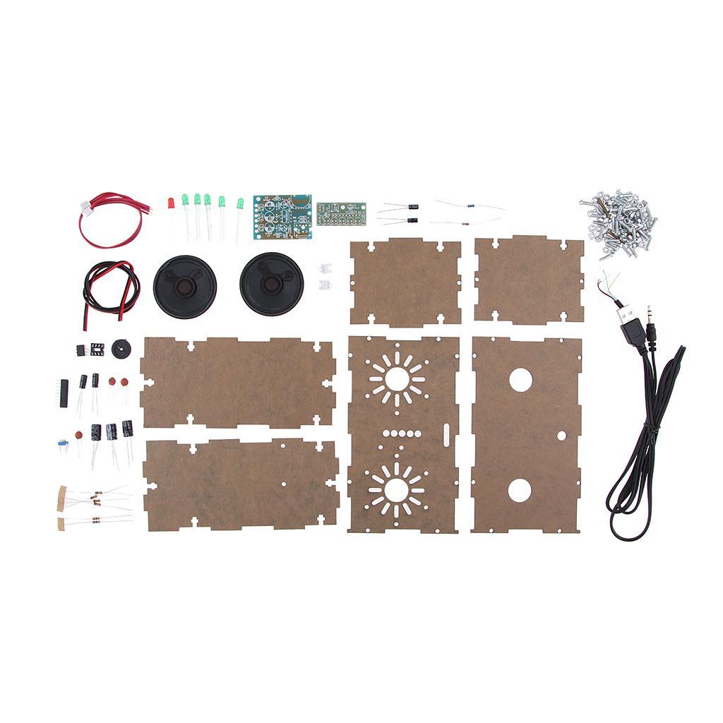 DA2822M Power Amplifier Kit KA2284 Level Indicator Module Board DIY Kit