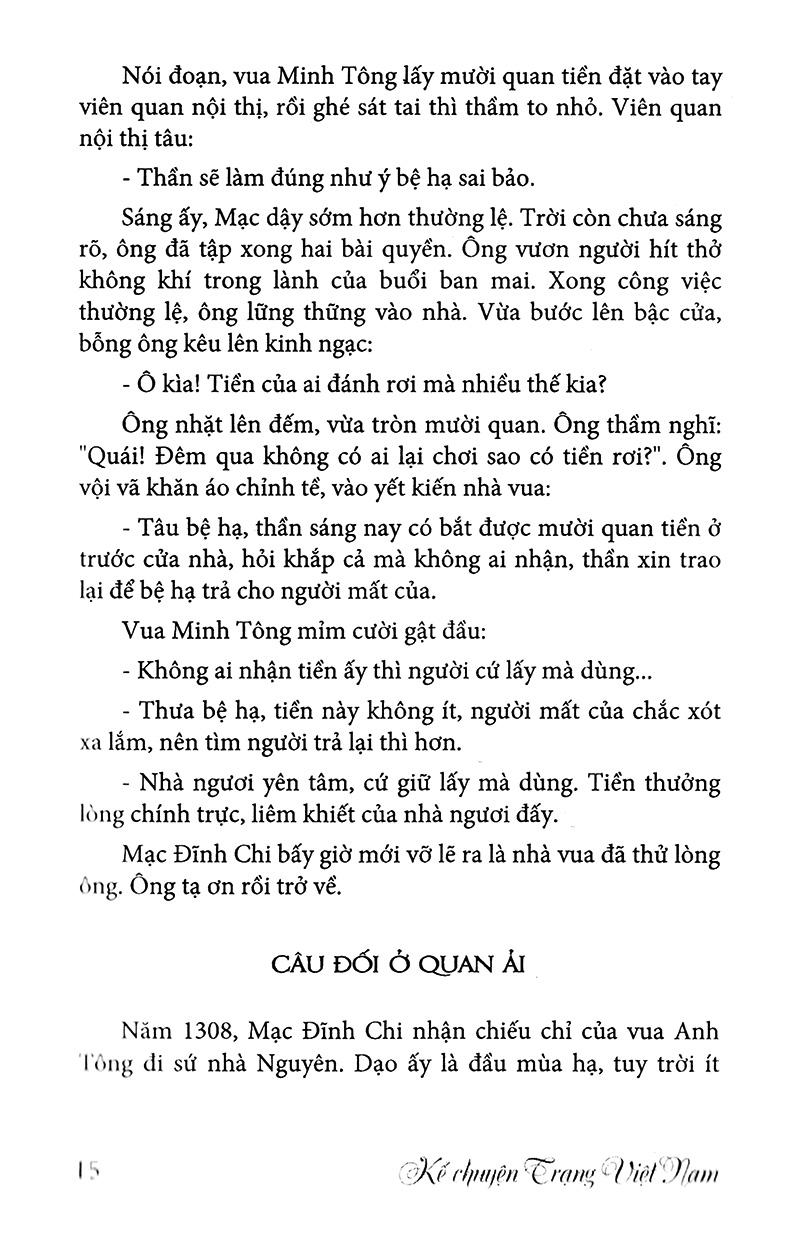 Kể Chuyện Trạng Việt Nam (Tái Bản)