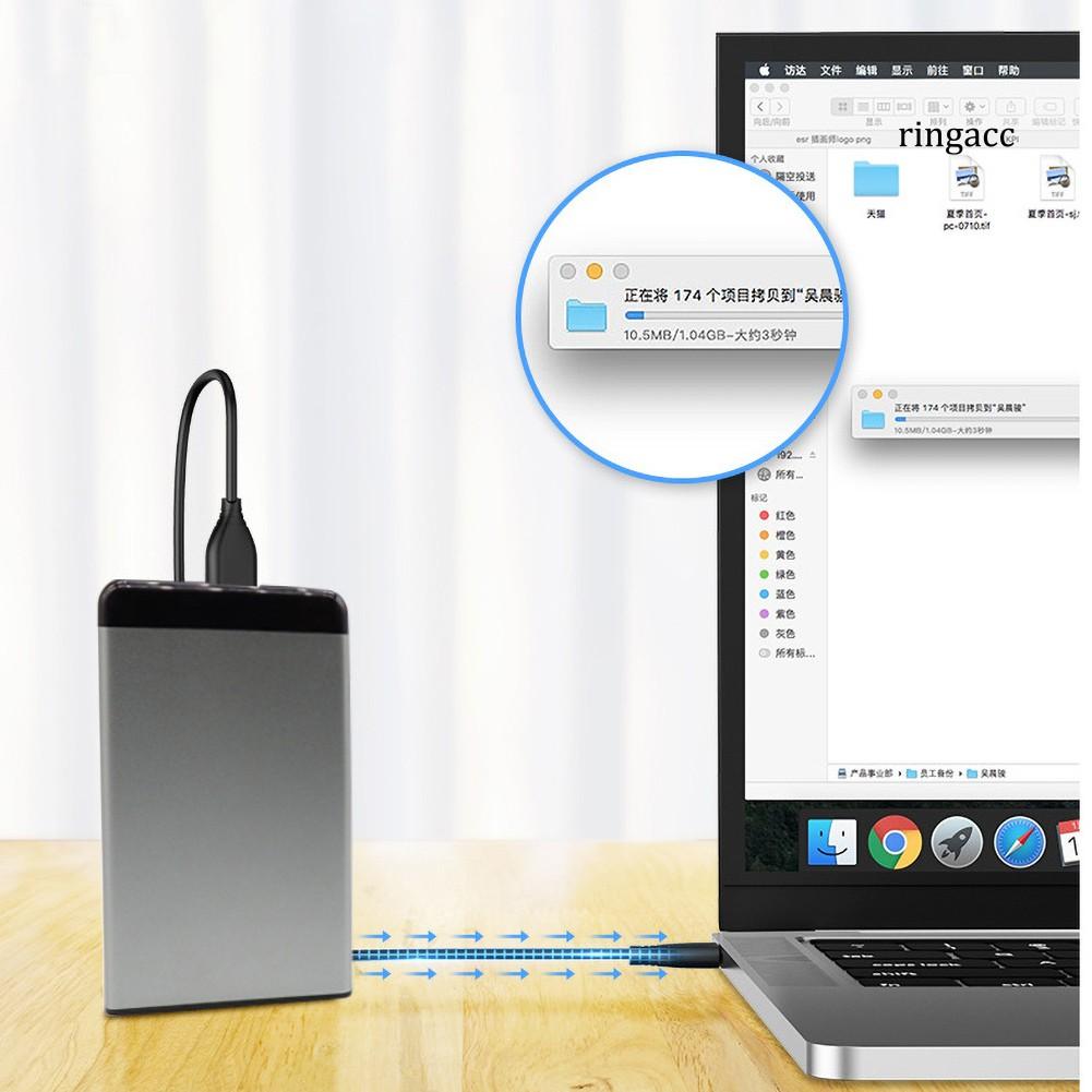 Hộp Đựng Ổ Cứng Ngoài 6gbps Usb 3.0 2.5inch Sata Kèm Dây Cáp