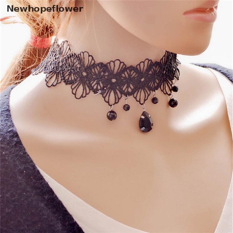 Vòng cổ choker ren phong cách gothic cổ điển xinh đẹp