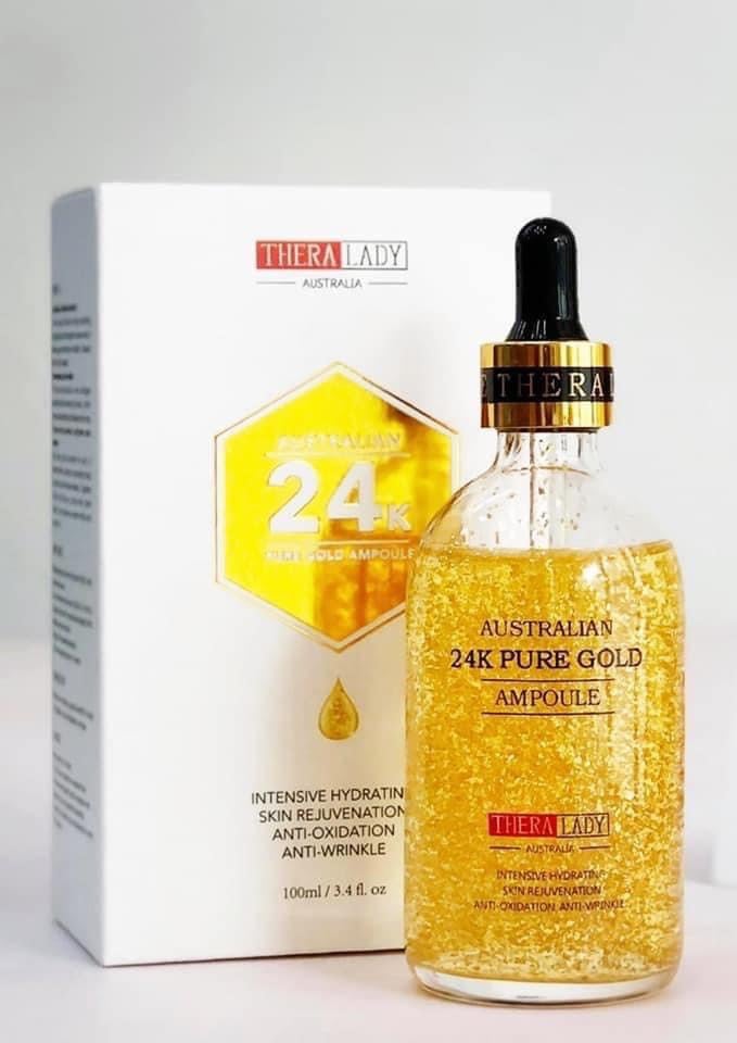 SERUM TINH CHẤT VÀNG 24K PURE GOLD AMPOULE 100ml - THERA LADY