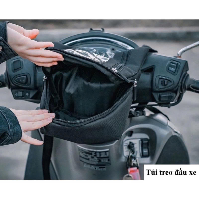 Túi Treo Đầu Xe Máy Để Điện Thoại, Ngăn Chứa Đồ Tiện Dụng, Có Cảm Ứng, Chống Nước Tuyệt Đối - hàng nhập khẩu