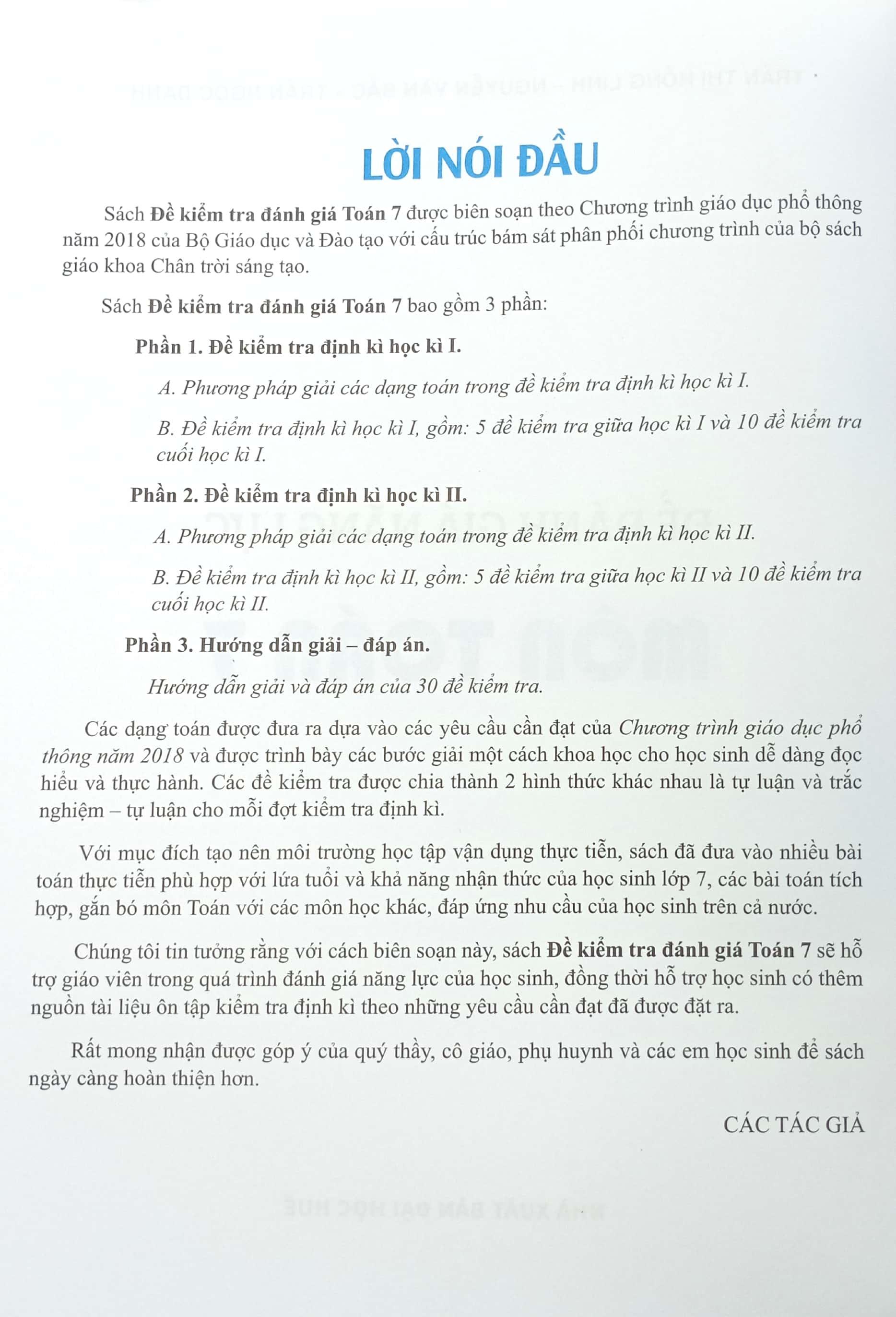 Đề Đánh Giá Năng Lực Toán 7