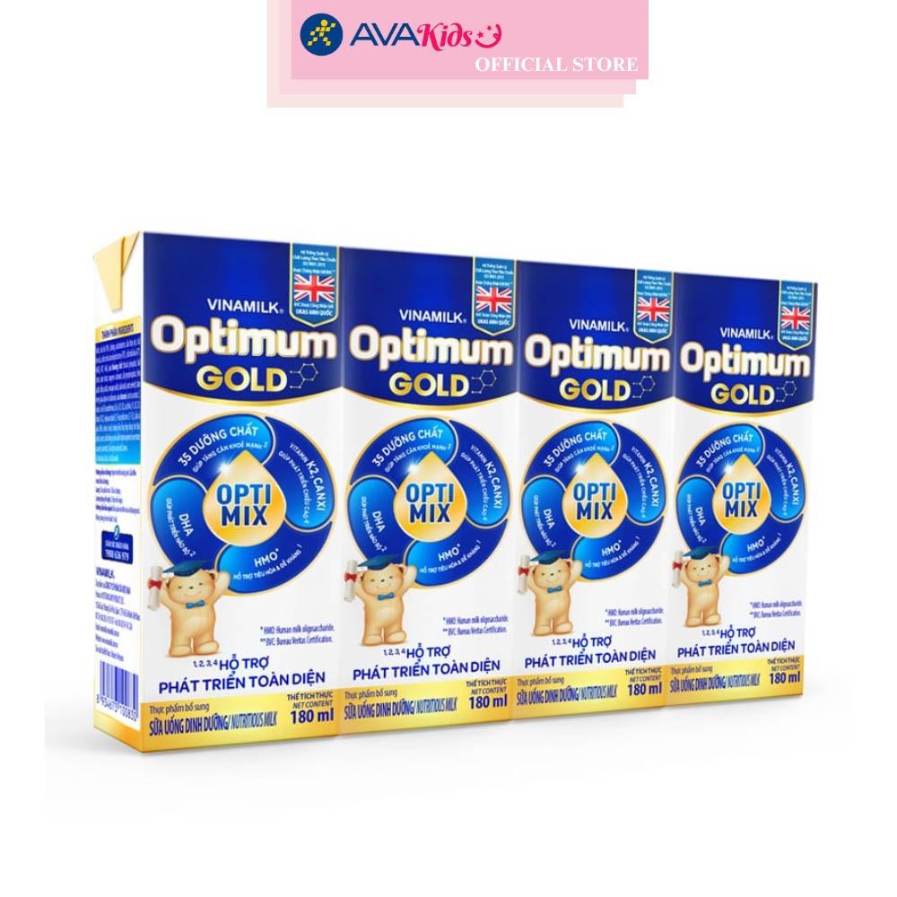 Thùng 48 hộp sữa pha sẵn Optimum Gold 180 ml (từ 1 tuổi)
