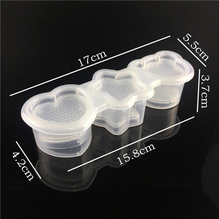 Set 3 khuôn tạo hình đồ ăn dặm cho bé Nhật Bản - Amina