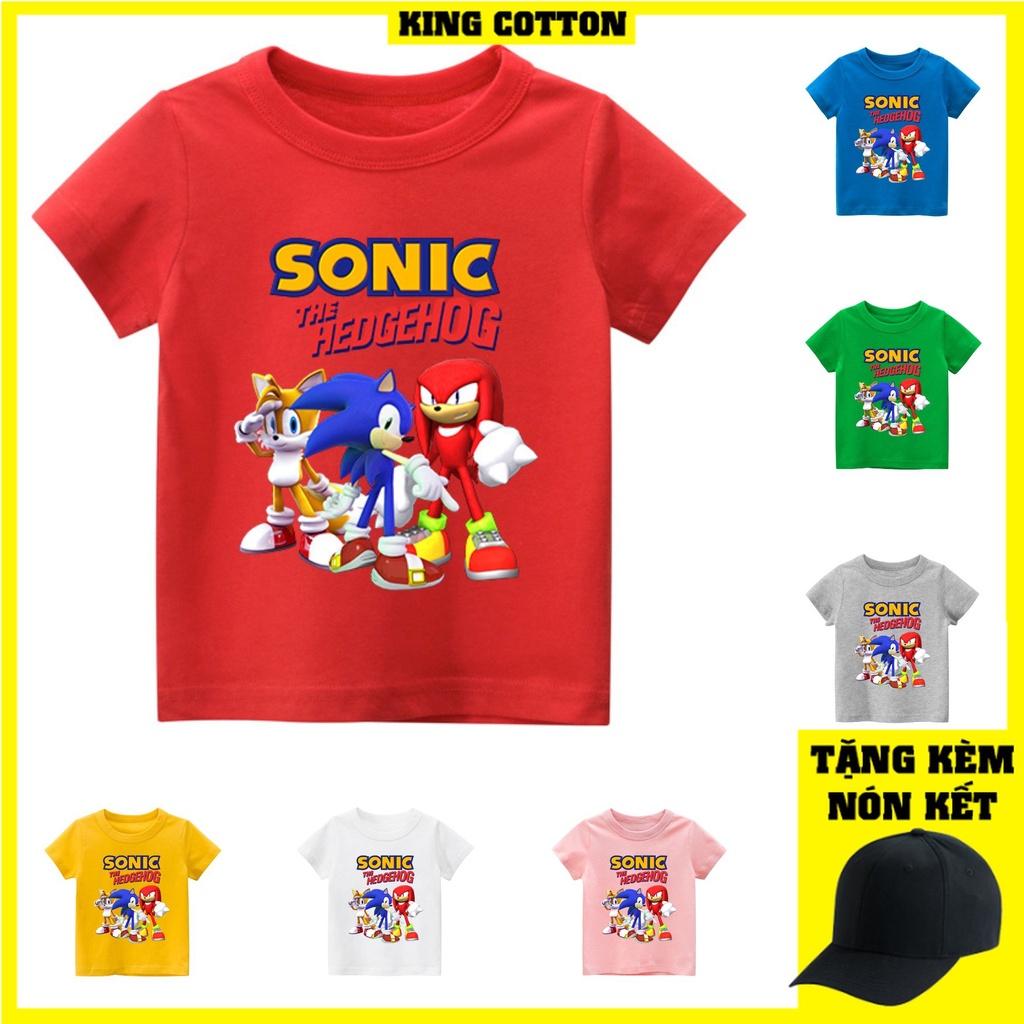 Áo thun trẻ em SONIC 5 , 8 màu áo, đầy đủ size có big size, MÀU KHÁC NHẮN TIN SHOP