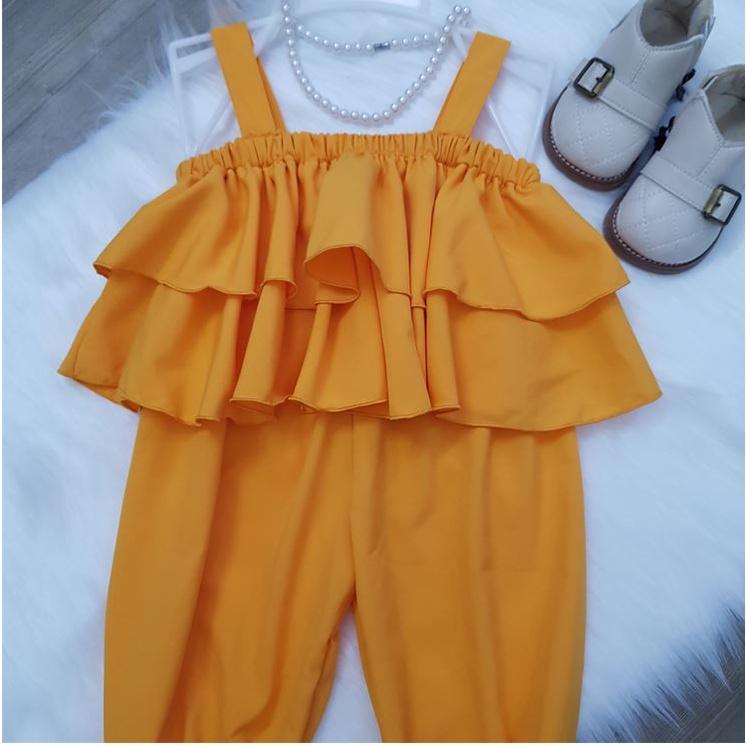 Bộ đồ bé gái 2 tầng chất liệu lụa cao cấp SIÊU DỄ THƯƠNG 8-22kg Angel Baby Thời Trang Thiết Kế