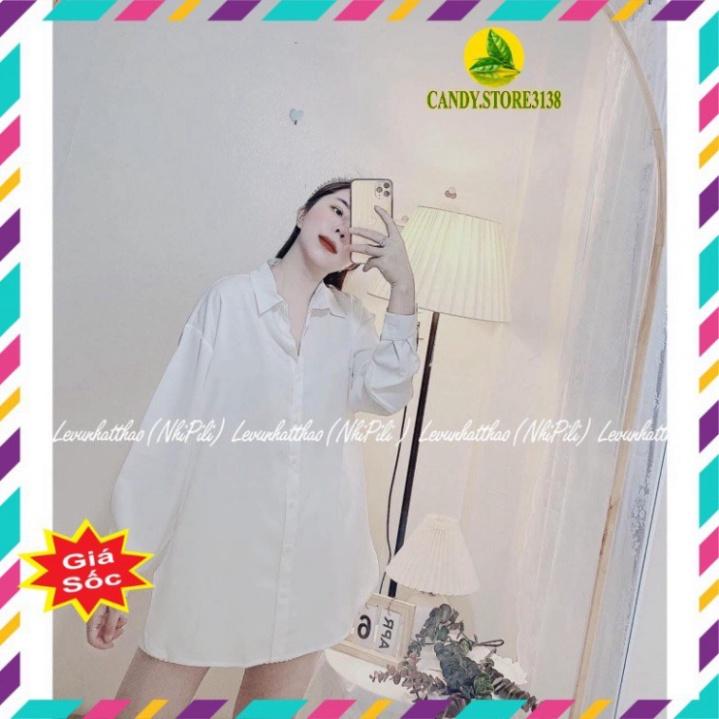 Áo Sơ Mi Kiểu nữ đẹp Form Rộng Phong cách sành điệu Hàn Quốc FreeSize siêu xinh