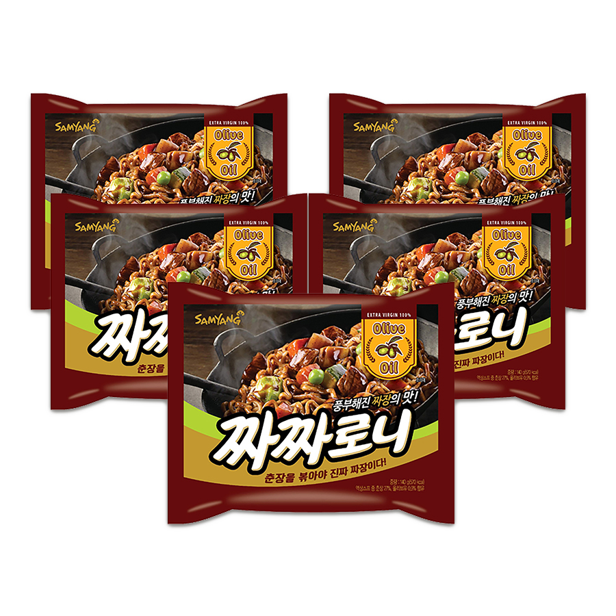 Lốc 5 Gói Mì Trộn Tương Tàu Samyang (140g / Gói)