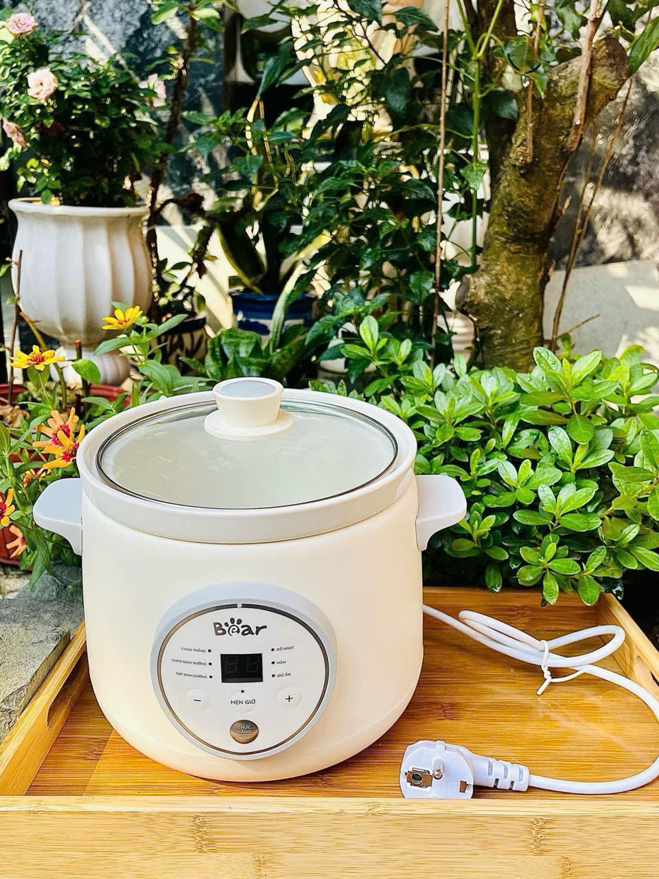 [Hàng chính hãng] Nồi nấu chậm Bear 1.5 Lít SB-NNC15