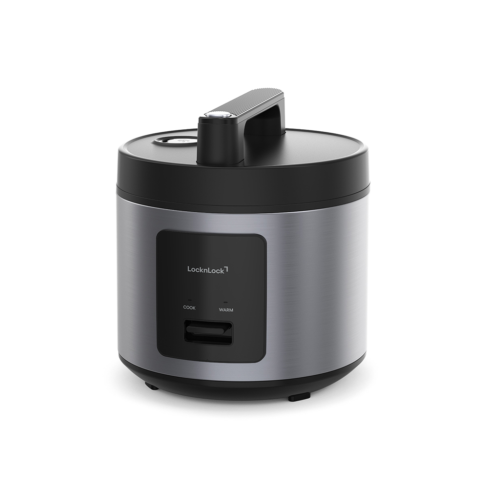Nồi Cơm Điện LocknLock Essential Rice Cooker EJR452BLK 1.8L, Hàng Chính Hãng, Màu Đen - Joymall