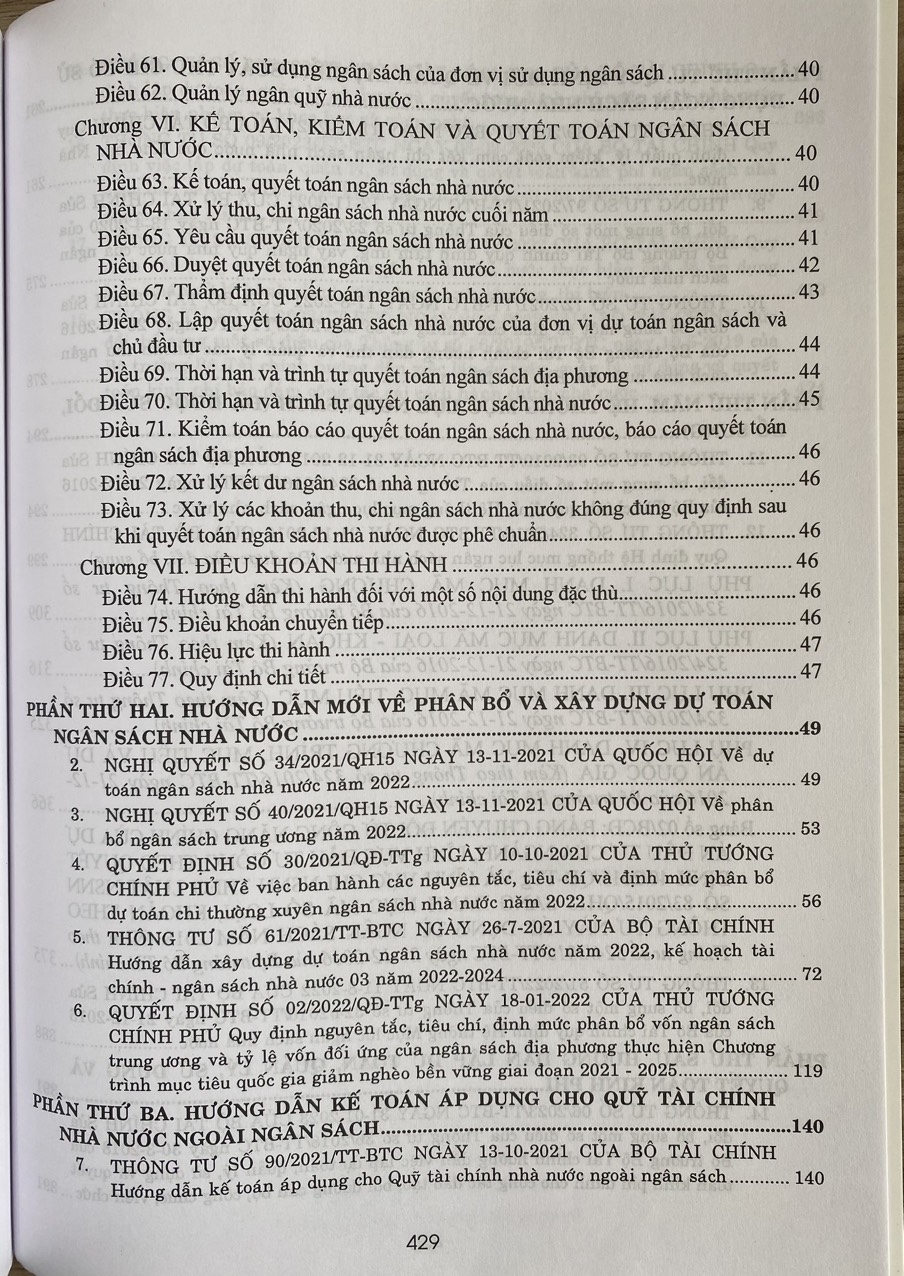 Hệ Thống Mục Lục Ngân Sách Nhà Nước