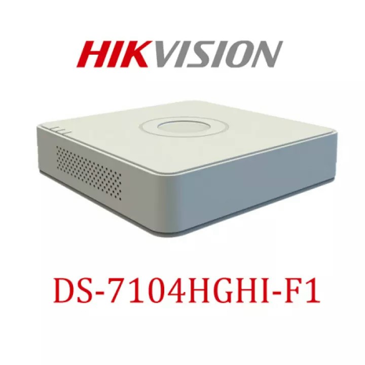 Đàu ghi hình 4 kênh HIKVISION DS-7104HGHI - F1- hàng chính hãng