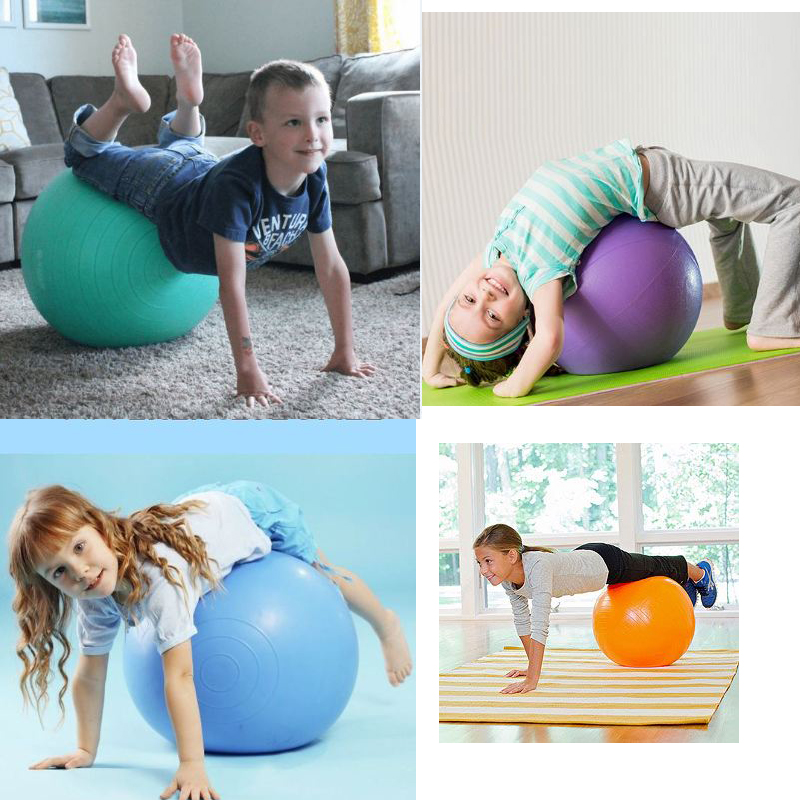 Đồ chơi vận động - Bóng tập Gym - Yoga luyện tập cho bé từ 3 tháng - size 45cm - Màu ngẫu nhiên