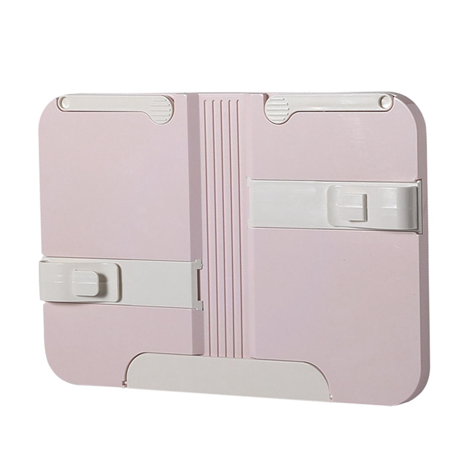 Table Book Holder Folding Book Stand for Reading Books Stand Recipe Shelf Portable Foldable Desk Bookstand for Office Documents Books Tablet