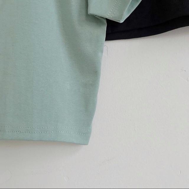 Áo croptop polo cổ bẻ trơn 4 màu