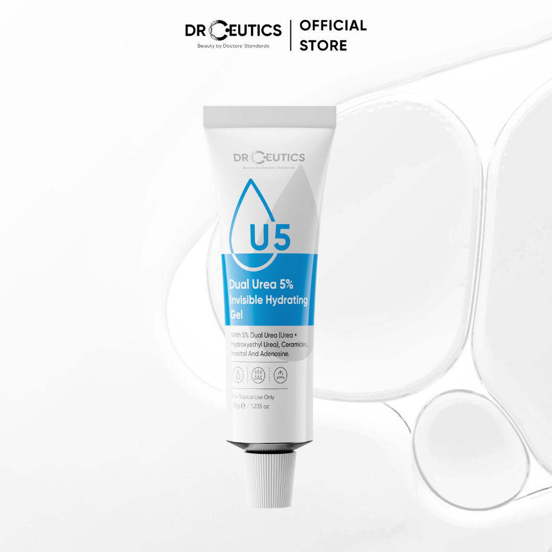 DRCEUTICS Gel Dưỡng Ẩm Và Phục Hồi Da Dual Urea 5% Invisible Hydrating Gel (35g)