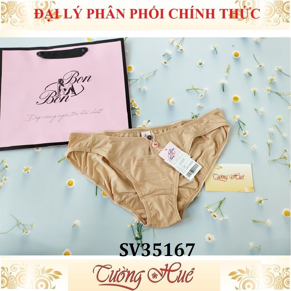 Quần lót nữ Bon Bon SV35167 trơn, lưng thấp vừa.