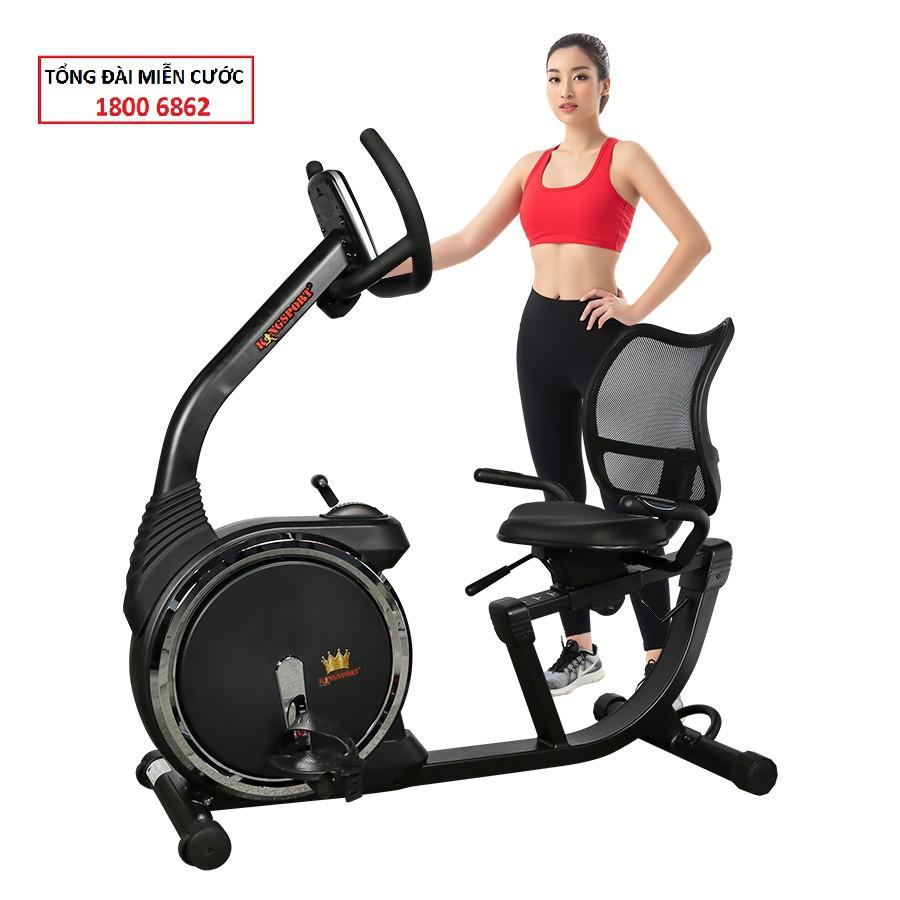Xe đạp tập thể dục tại nhà KINGSPORT KS-5807 có ghế tựa êm ái, bánh đà kháng từ