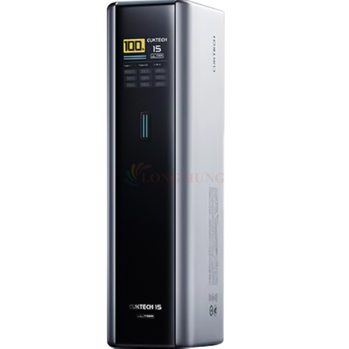 Sạc dự phòng Cuktech Power Bank 15 Ultra 1USB 2Type-C 100W 20000mAh PB200 - Hàng chính hãng