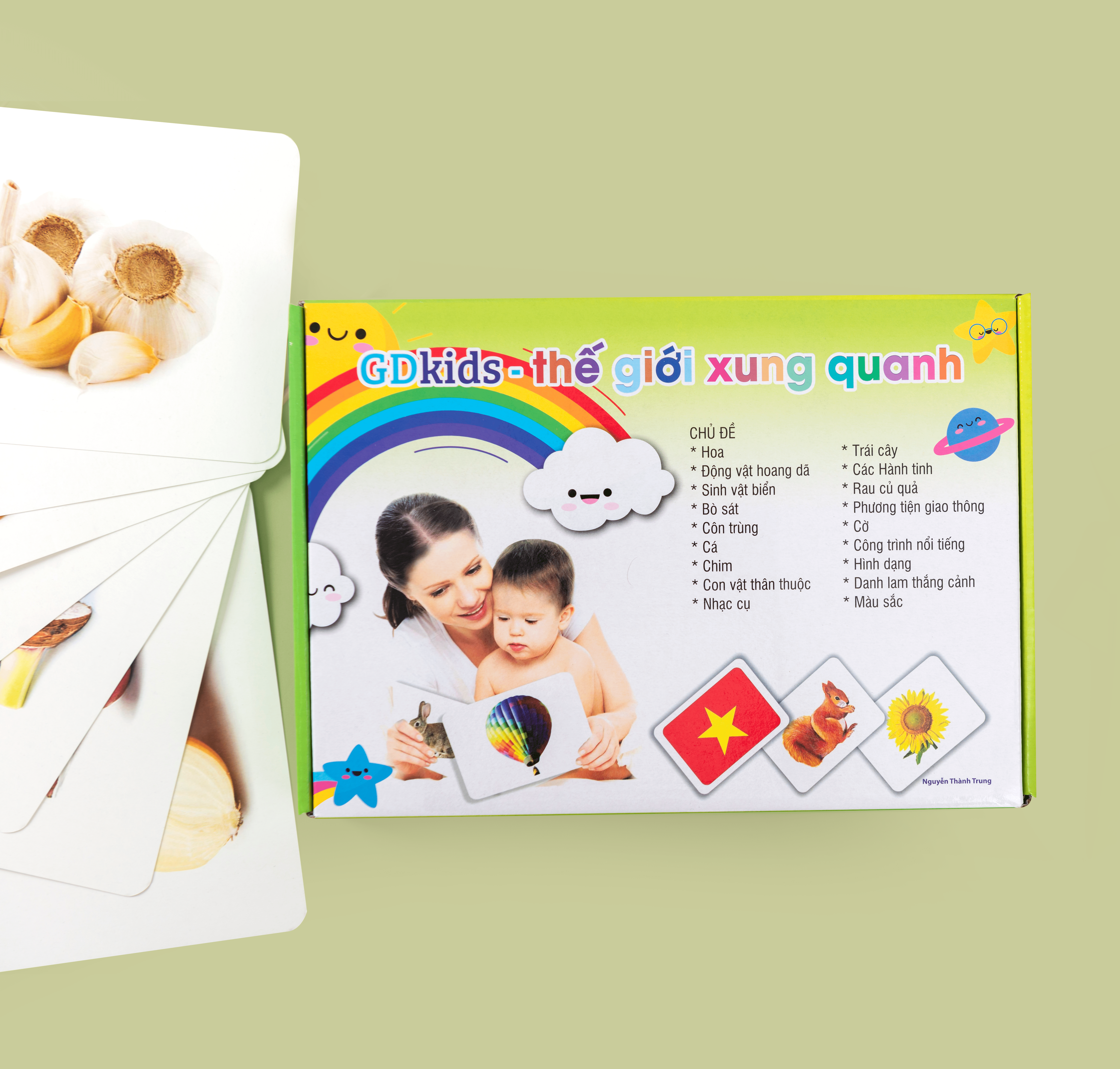 GDKids – Bộ Thẻ Thế giới xung quanh Glenn Doman Cho Bé 0 - 6 tuổi (300 Thẻ Flashcards)