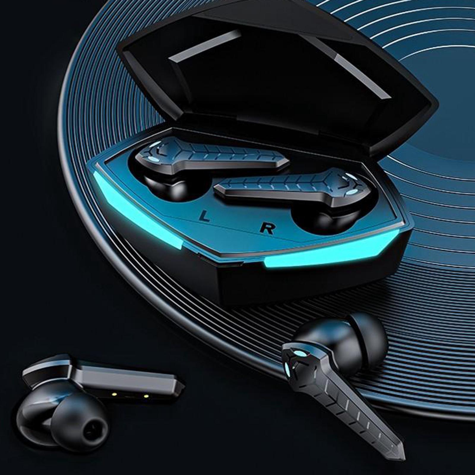Bluetooth 5.0 True Wireless Gaming Earbuds In Ear Headset black