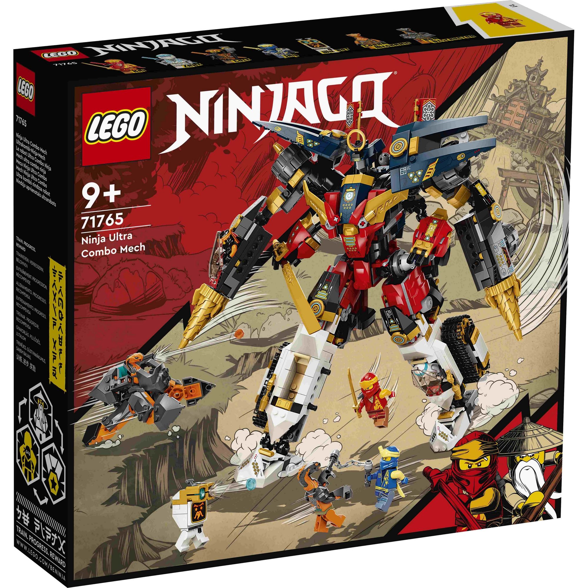 LEGO Ninjago 71765 Bộ đôi chiến giáp dũng mãnh (1104 chi tiết)