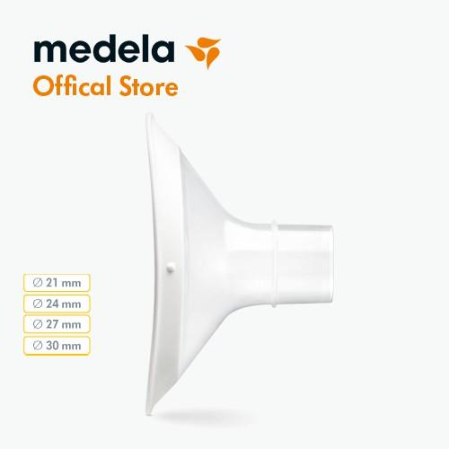 Hình ảnh Phụ kiện máy hút sữa Medela, 1 phễu Flex size 21/24/27/30mm - Có vành silicon mềm, thiết kế hình oval đem lại sự thoải mái