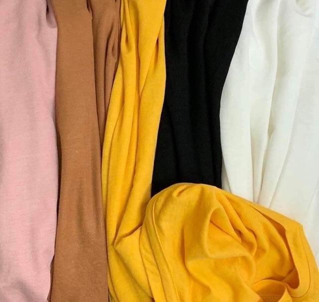 Áo cotton giấy cổ tim siêu đẹp