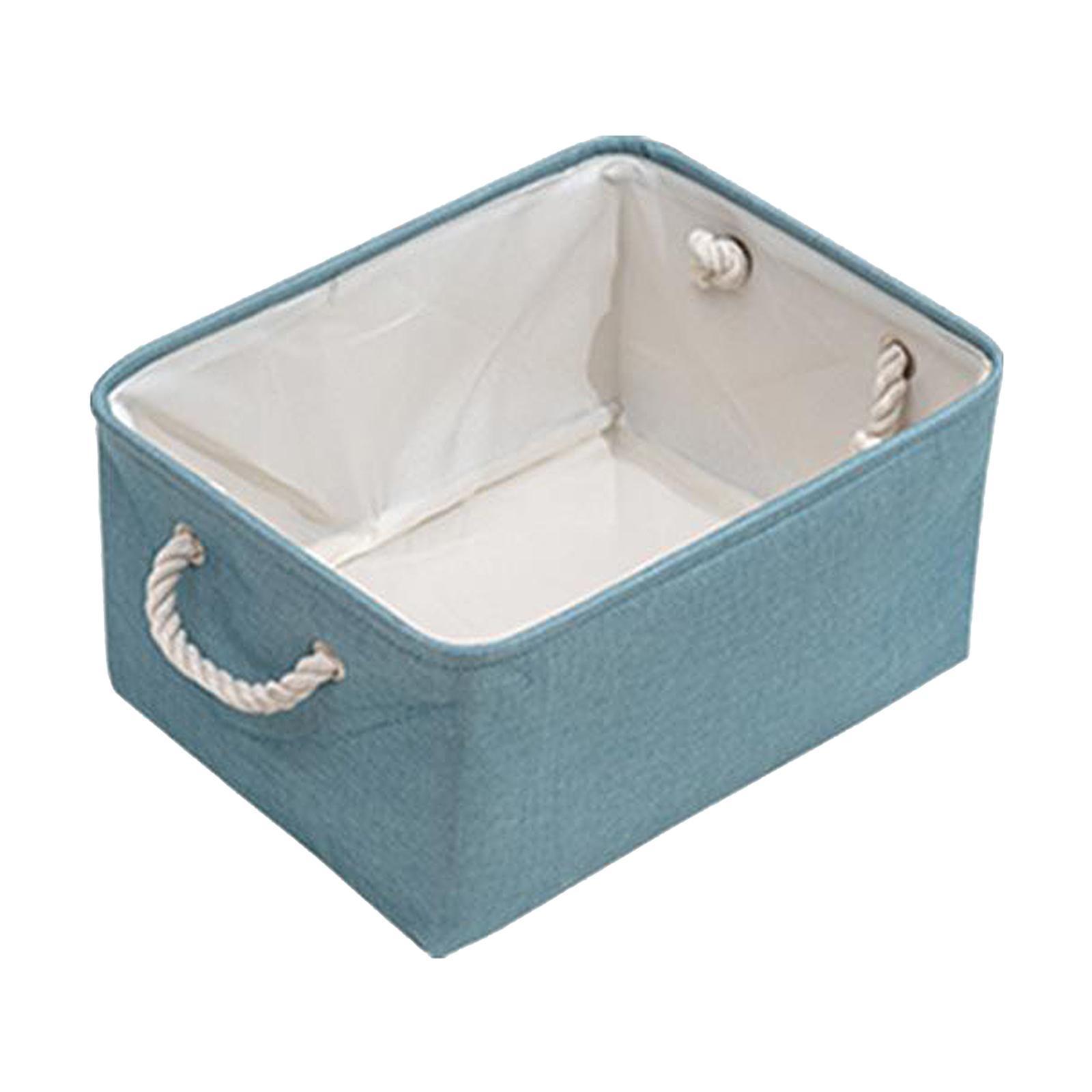 2X Fabric Storage Basket Collapsible Waterproof Toy Organizer Large Storage Bin