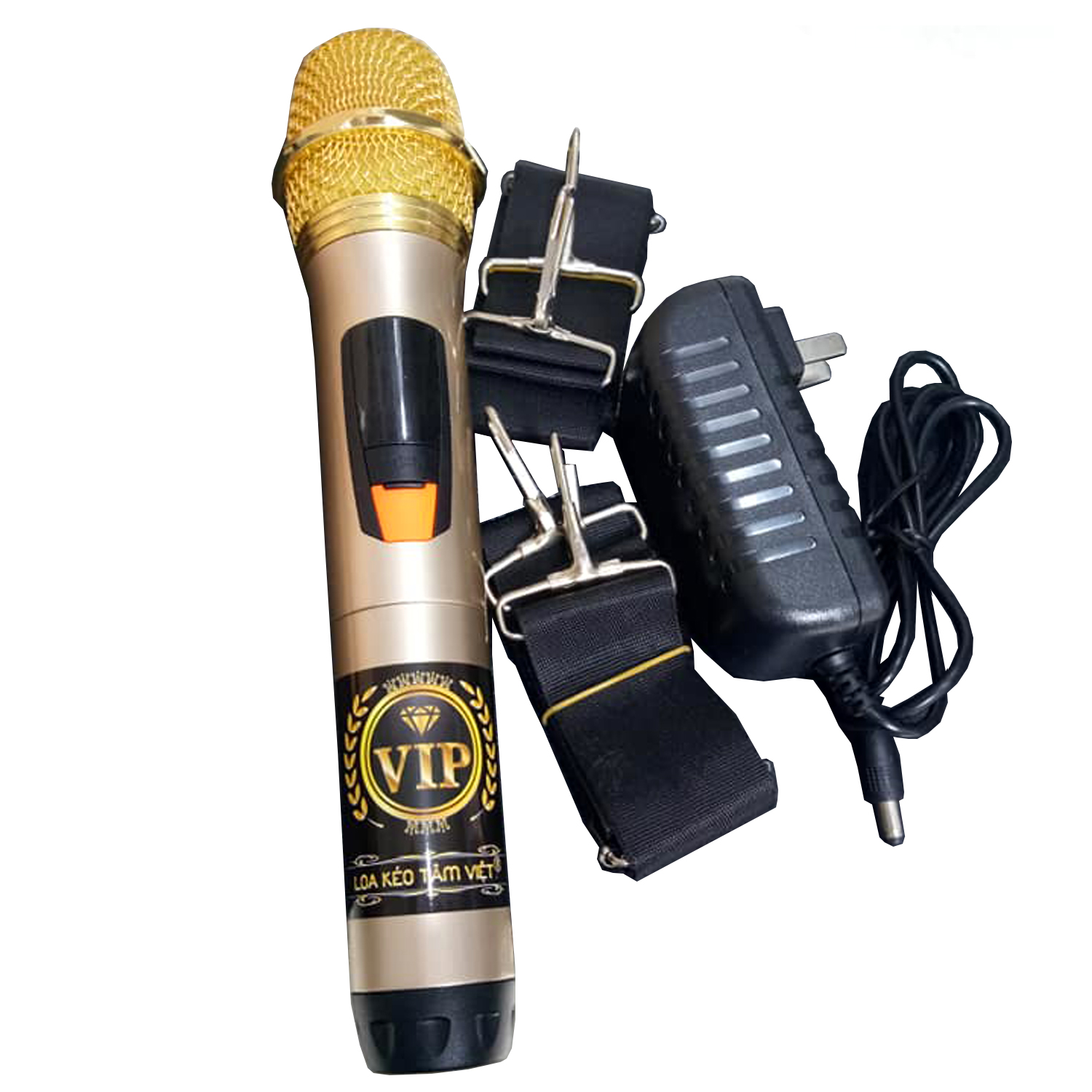 LOA KÉO CAO CẤP &quot; NANSIN N-308&quot; karaoke di động bass 2 tấc - Thùng gỗ - Có dây đeo giống balo du lịch - 1 Micro không dây - Thiết kế nhỏ gọn - Sản phẩm chính hãng