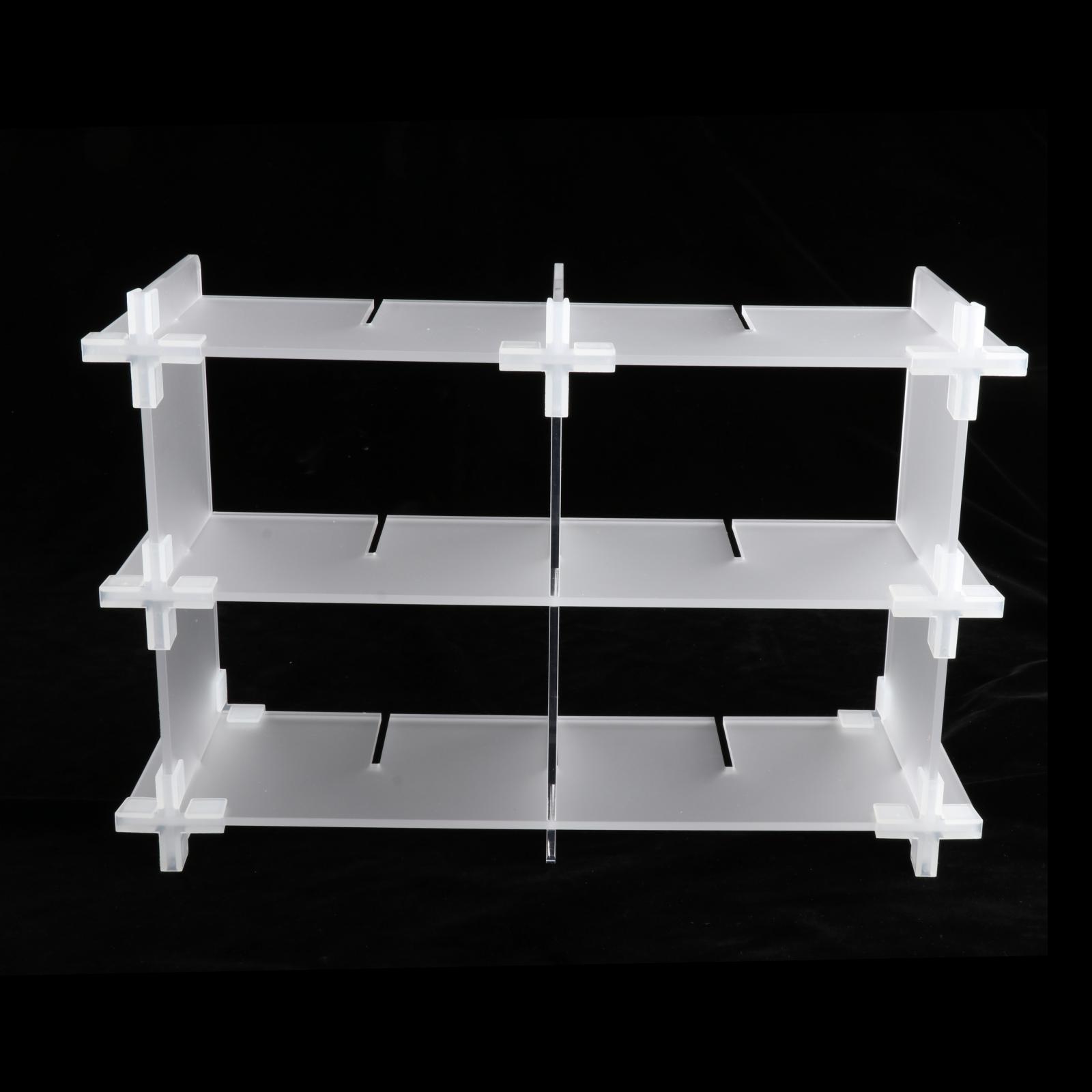 Acrylic Storage Rack Standing Shelf Bathroom Kitchen Storage Organization Matte