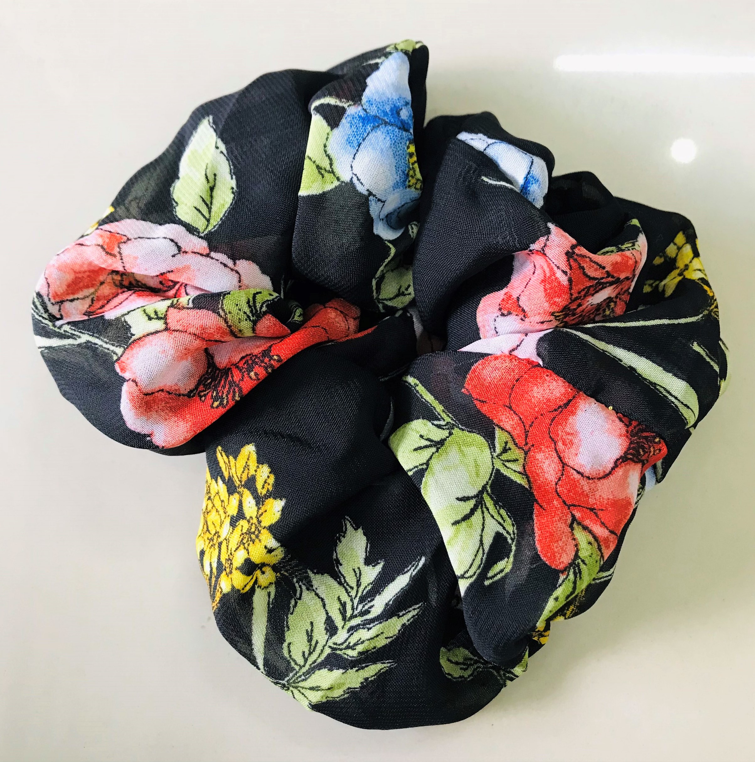 SCRUNCHIES - COMBO 1 - 3 - 5 DÂY CỘT TÓC SCRUNCHIES - NHIỀU MÀU - BẢN TO - DÂY BUỘC TÓC VẢI - CHO BẠN GÁI