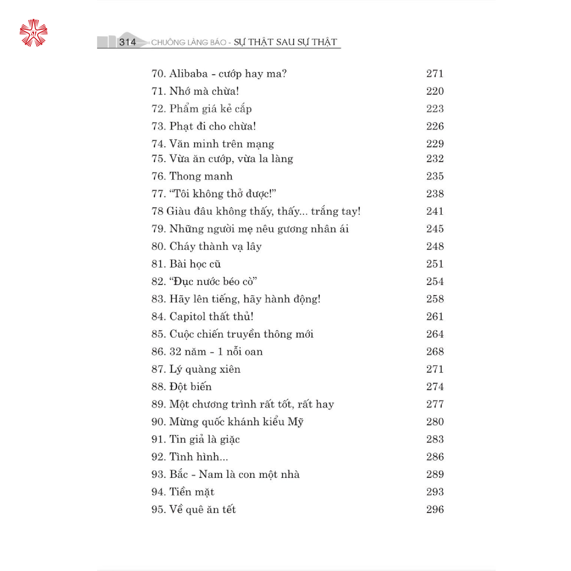 Chuông làng báo sự thật sau sự thật