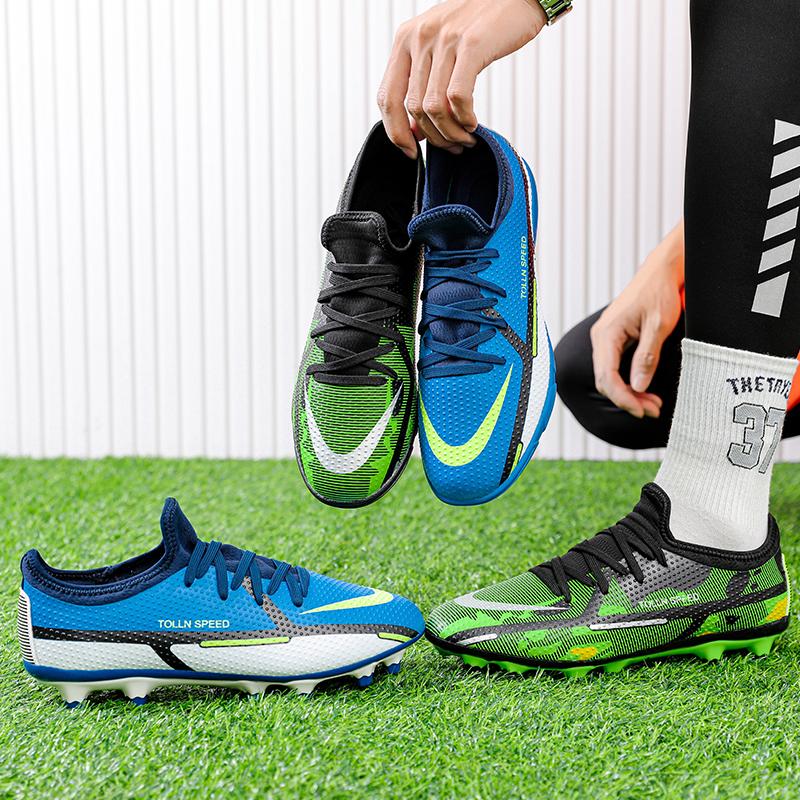 LLLSYLOVE giày bóng đá unisex chuyên nghiệp mũi giày bóng đá thấp trên giày bóng đá ngoài trời cỏ giày bóng đá thanh thiếu niên tr